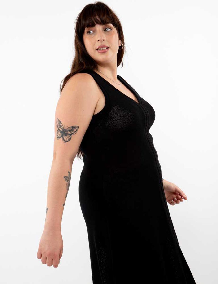 Vestido Maxi Sin Mangas Mujer Extralindas