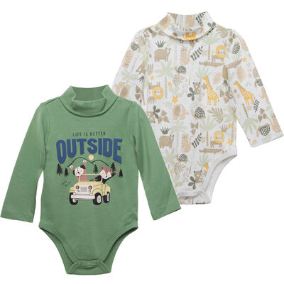 Imagen 1 del producto Pack 2 Body Manga Larga Chess Baby Blanco, Crudo