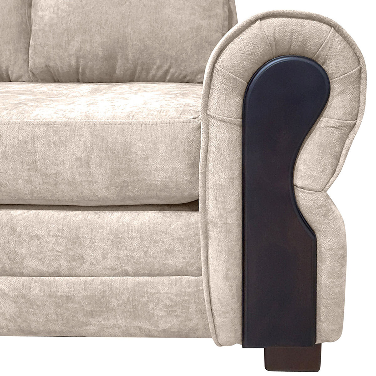 Sof&aacute; Seccional Living Factory Michigan 6 Cuerpos Beige