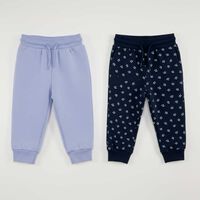 Pantalón Buzo Beba Chess Baby Azul, Crudo, Lila, Rosa