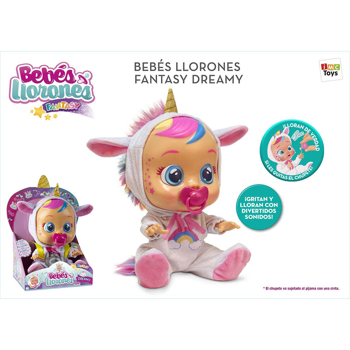Muñeca Dreamy Cry Babies de Bebes Llorones Fantasy