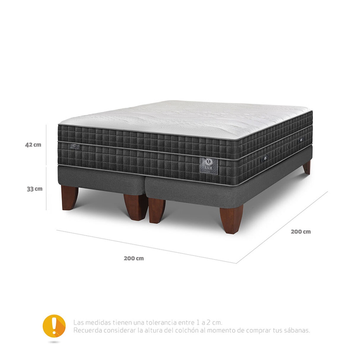 Cama Europea CIC Super King Lux