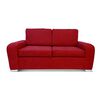 Juego de Living Elegant Detail Boston Sofá 3 Cuerpos + Sofá 2 Cuerpos Rojo