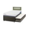 Cama Nido CIC 1,5 Plazas Excellence Plus + Respaldo Munich Olivo