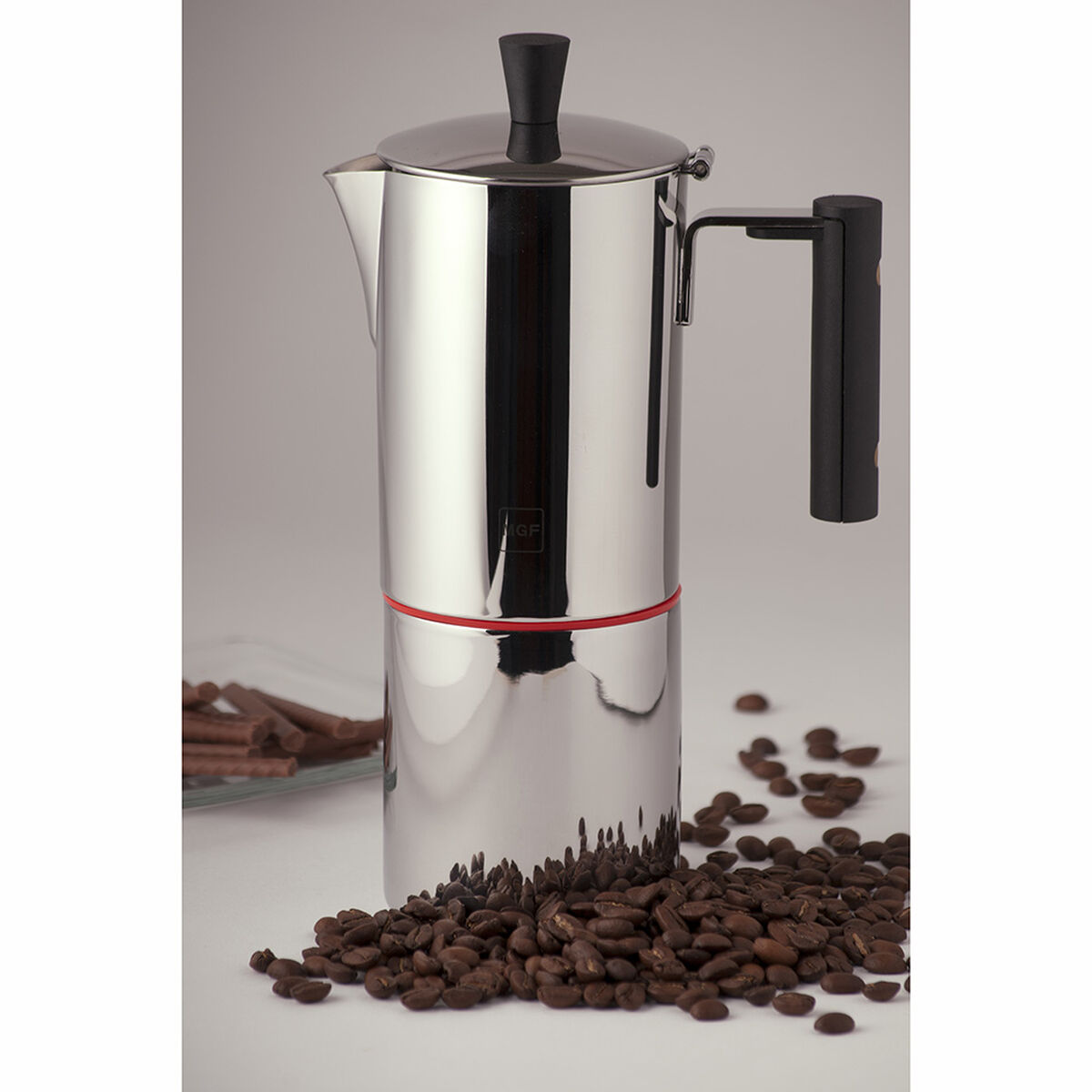 Cafetera Acero Inoxidable Magefesa 6 Tazas Nova