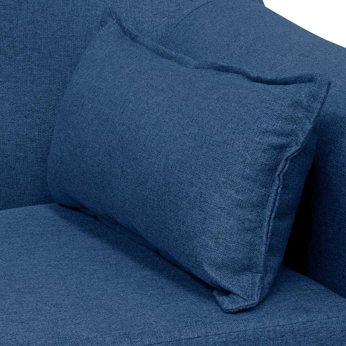 Juego de Living Innovamuebles Dali Sofá 3 Cuerpos + Dos Sillones 1 Cuerpo Azul