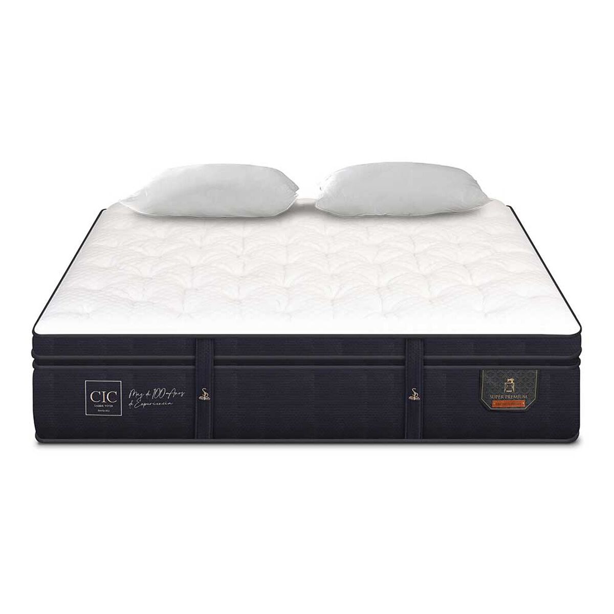 Colchón CIC King Súper Premium + Almohadas