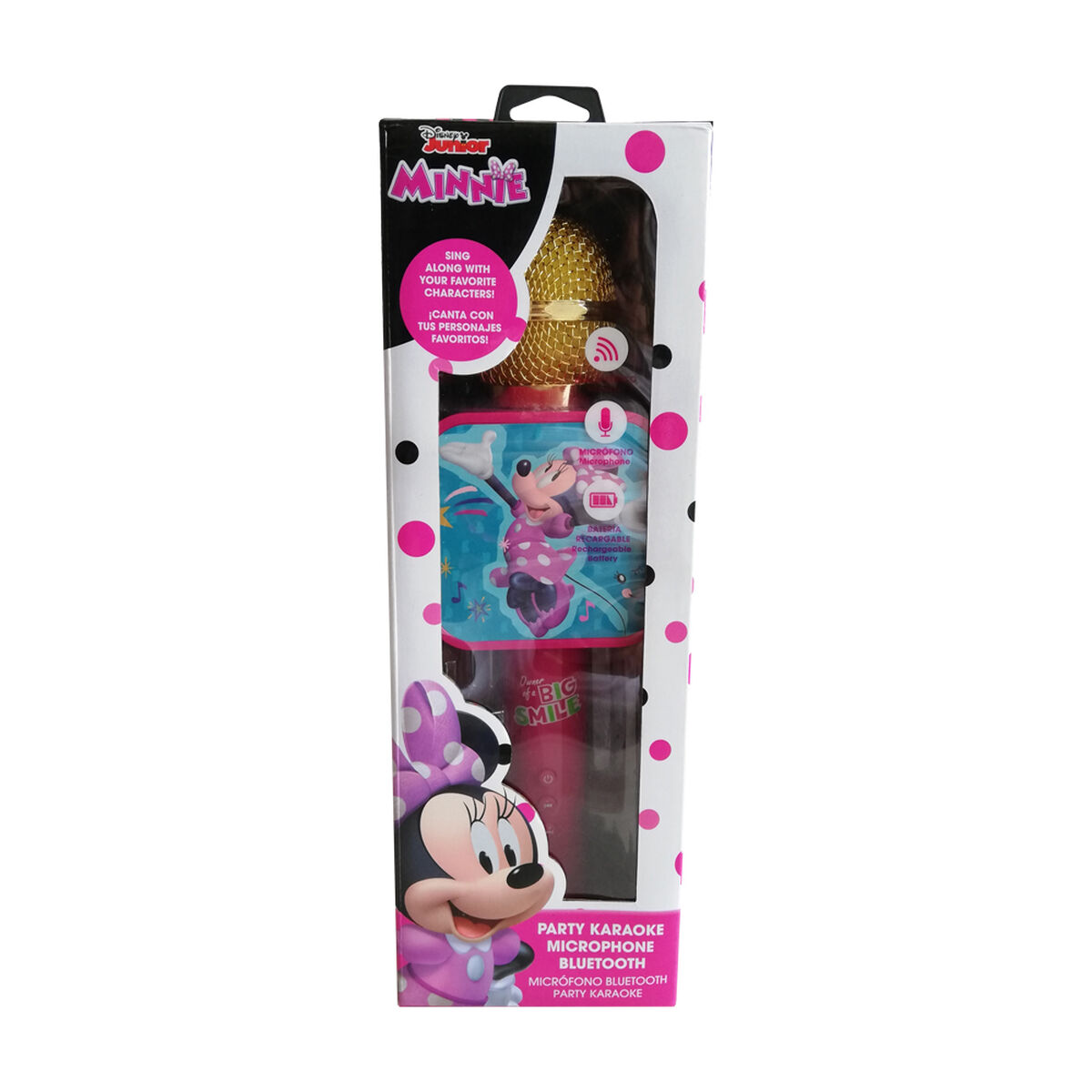 Micrófono Bluetooth para Karaoke Minnie Disney
