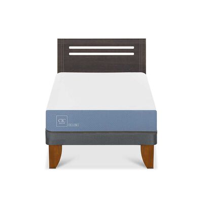 Imagen 1 del producto Cama Europea CIC Base Normal 1,5 Plazas Excellence + Respaldo Munich
