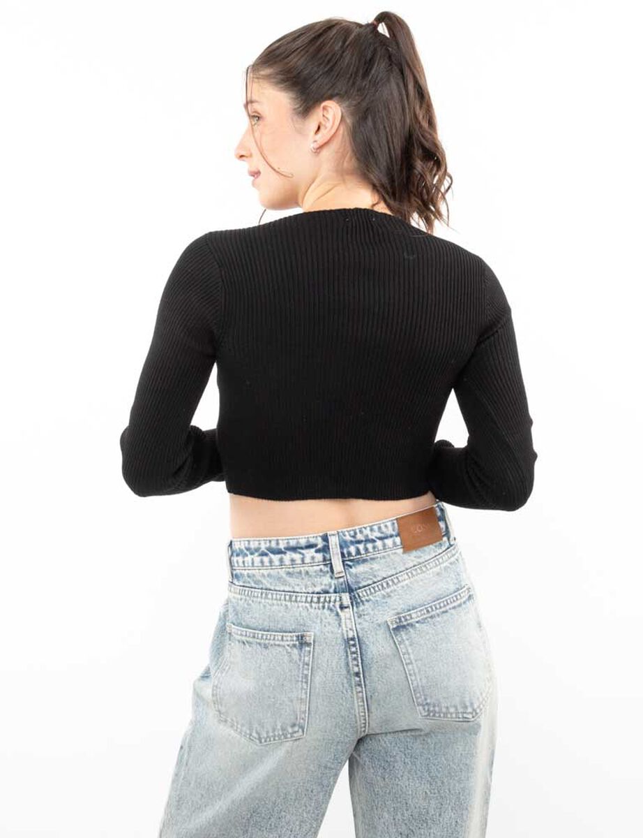 Sweater Crop Mujer Icono