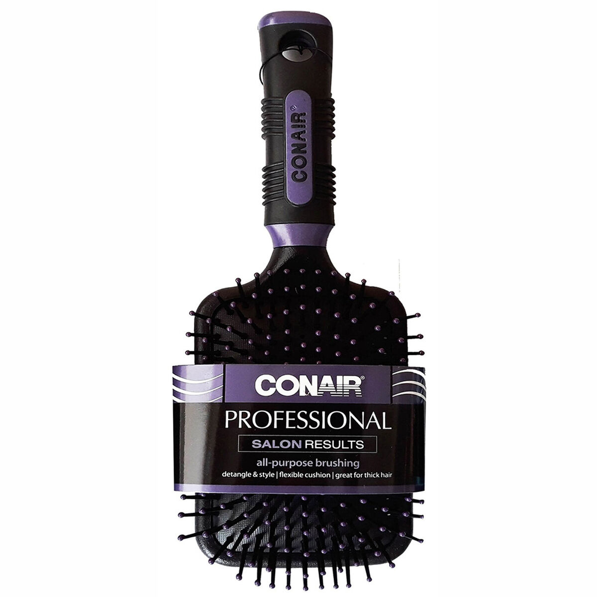 Cepillo Cuadrado Acolchado Salon Results Morado