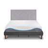 Cama Europea CIC King Alaska + Respaldo