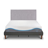 Cama Europea CIC King Alaska + Respaldo