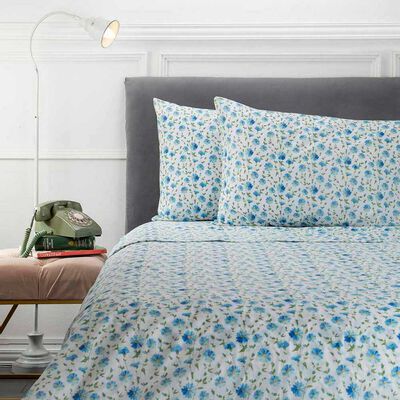 Juego de Sábanas Estampadas Casa Linda 132 Hilos King Tulip