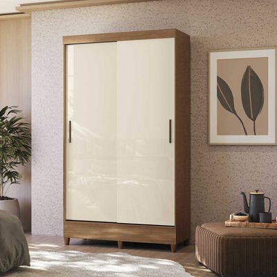 Clóset Casanova Fit 2 Puertas Correderas Jequitiba Blanco