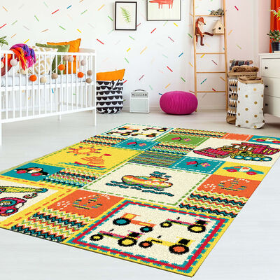 Imagen 2 del producto Alfombra Interior Idetex Infantil Happy Boy 100 x 133 cm