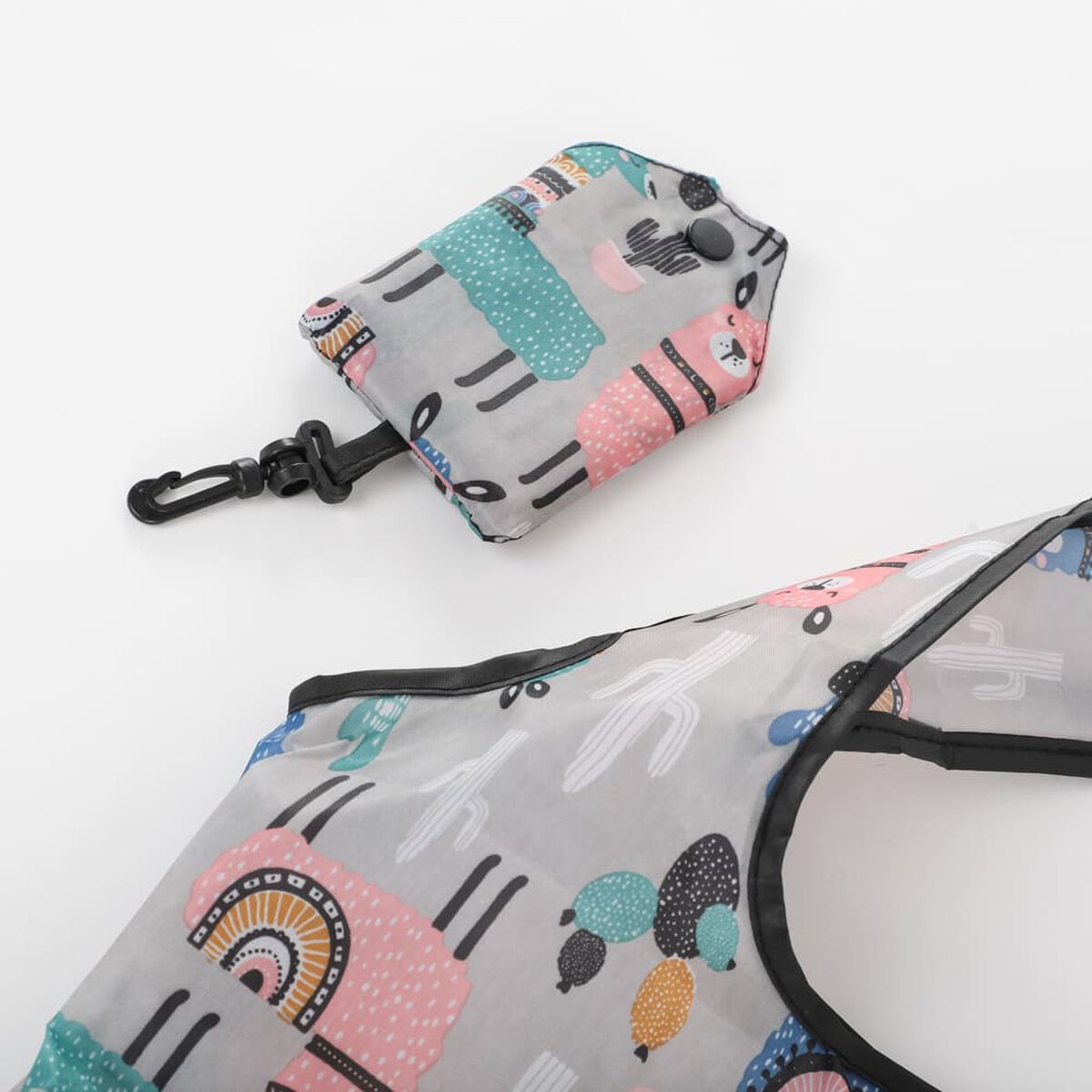 Bolso de Tela Gris Icono