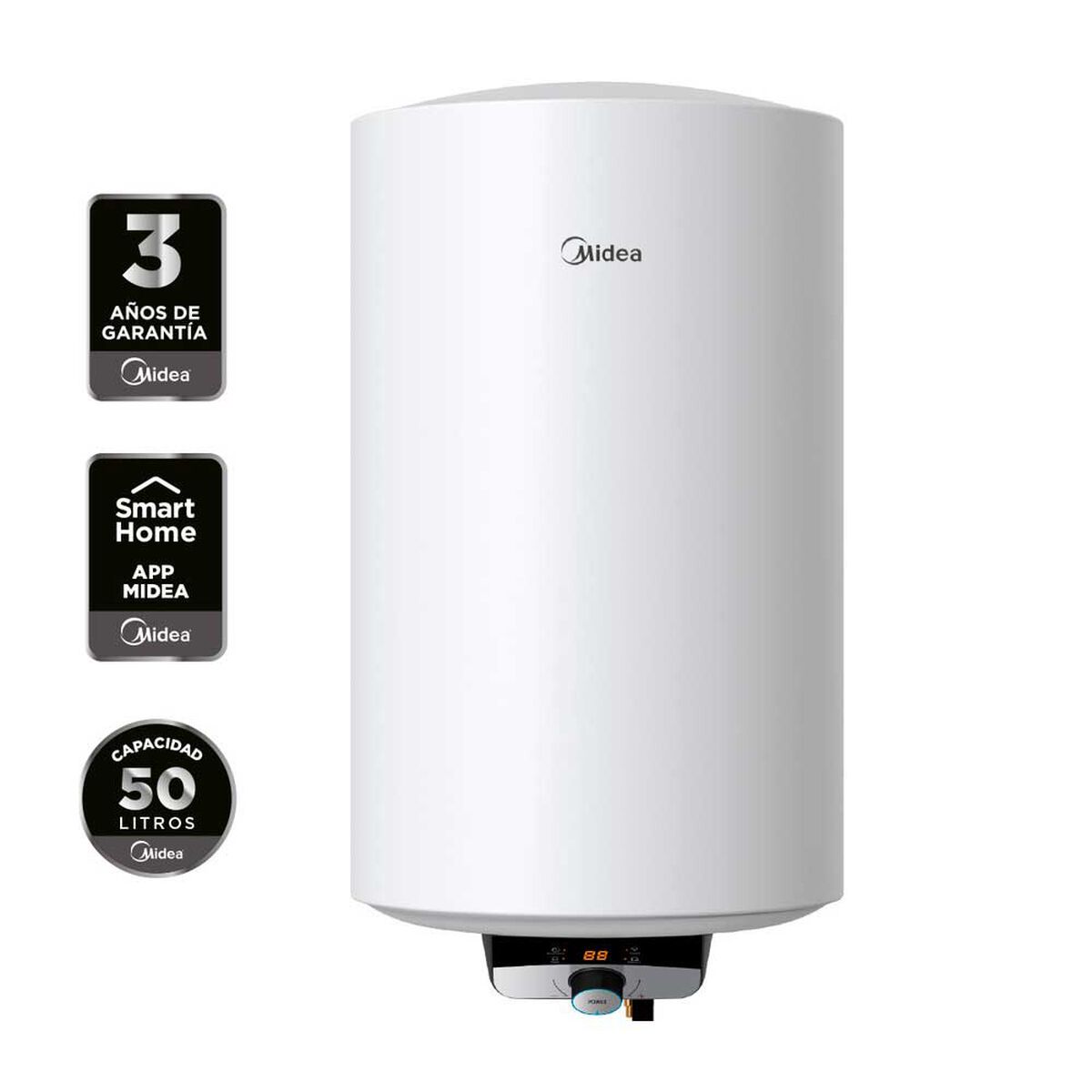 Termo Eléctrico Midea MWH50-15EFG[CL]W 50 lts