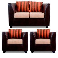 Juego de Living Elegant Detail Valentino Sofá 2 Cuerpos + Dos Sillones 1 Cuerpo Beige