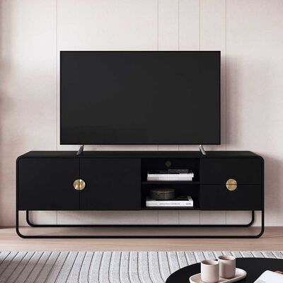 Imagen 1 del producto Rack Decocasa Luna Hasta 80"" Negro