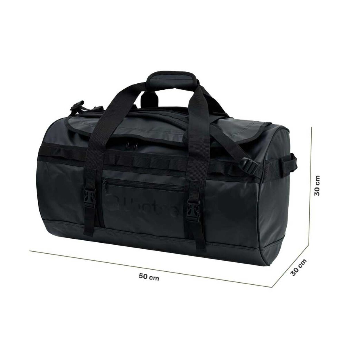 Bolso Deportivo Lhotse Duffel 30 Lts Negro