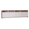 Rack TV CIC Colbun Olmo Blanco Hasta 70"