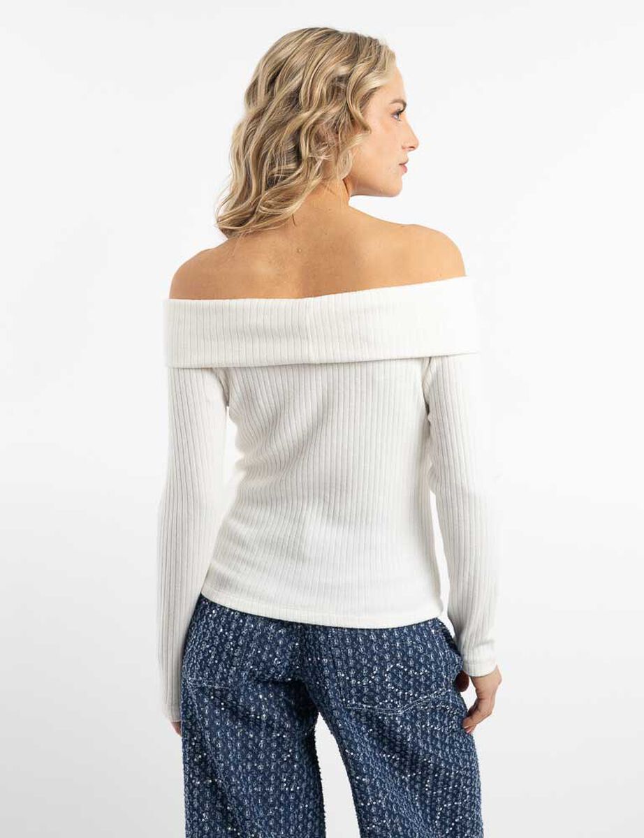 Sweater Bardot Mujer Icono