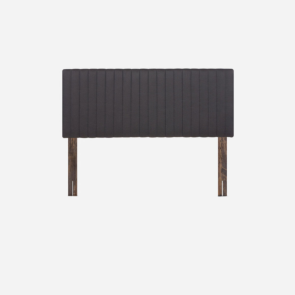 Cama Europea Rosen 2 Plazas Wave + Respaldo Grafito