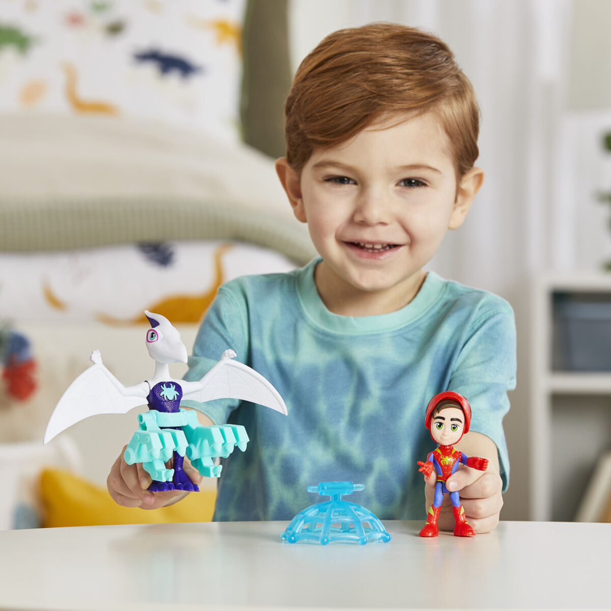 Figura de Acción Spidey & His Amazing Friends Dino-Webs Ghostasaurus & Spidey