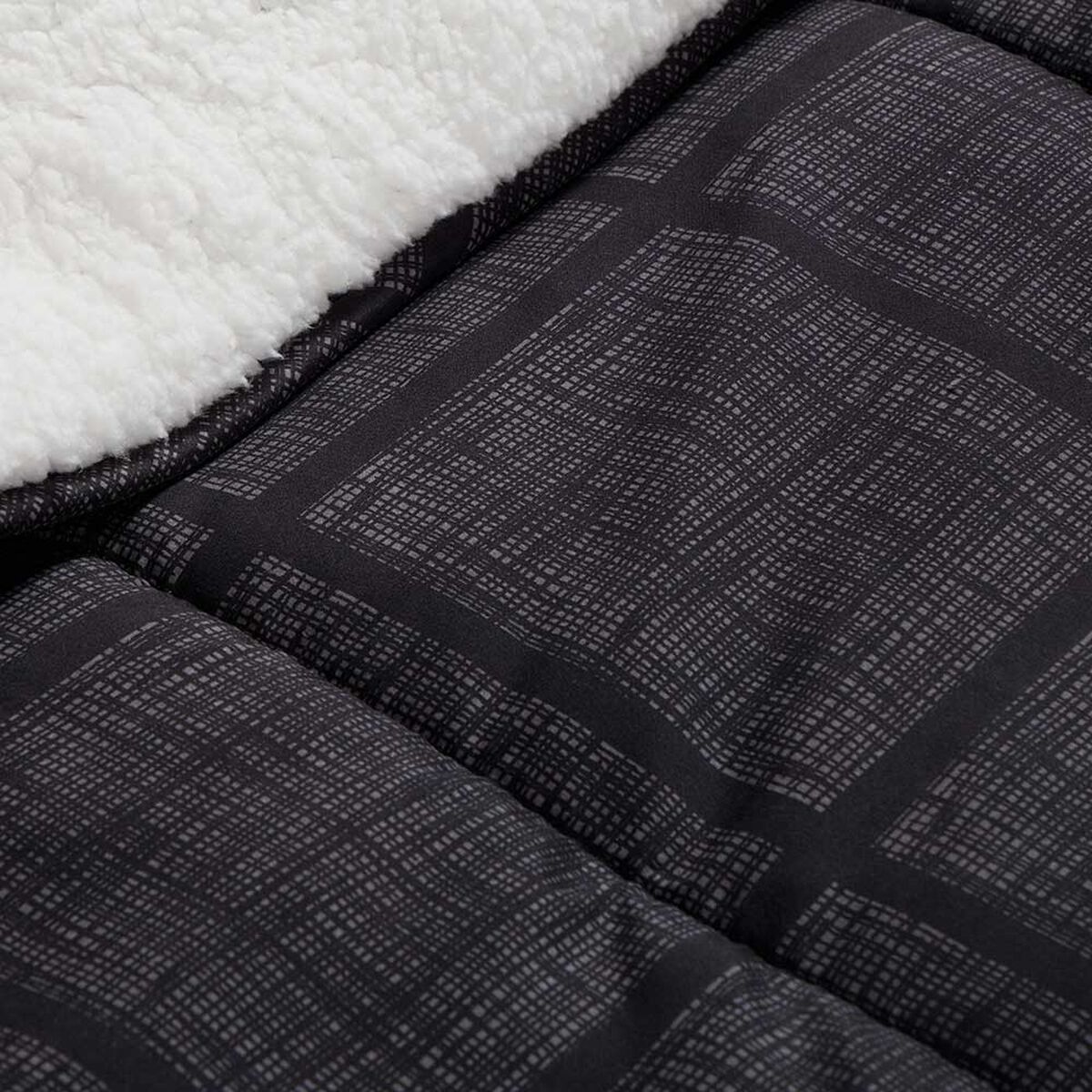Plum&oacute;n Rosen 2 Plazas Sherpa Alaska Multi Negro/Gris
