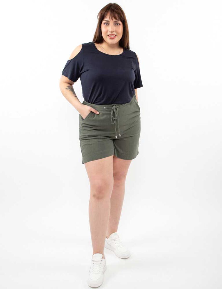 Short Lino Mujer Extralindas