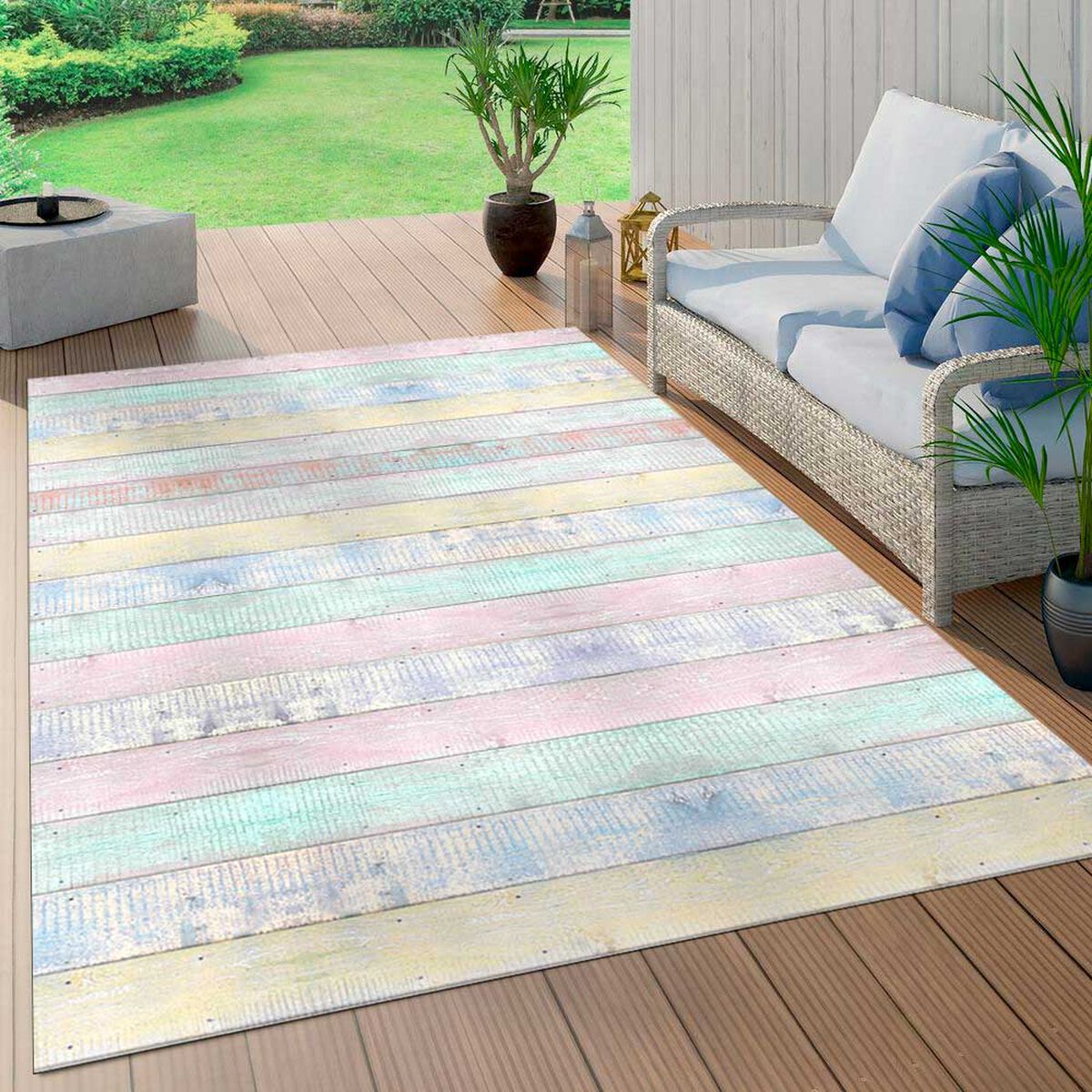 Alfombra Davanti Madera Vintage Venecia 140 x220 Madera Vintage Venecia