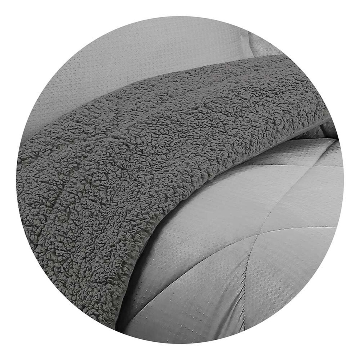 Plum&oacute;n Doral Super King Outboss Liso Gris