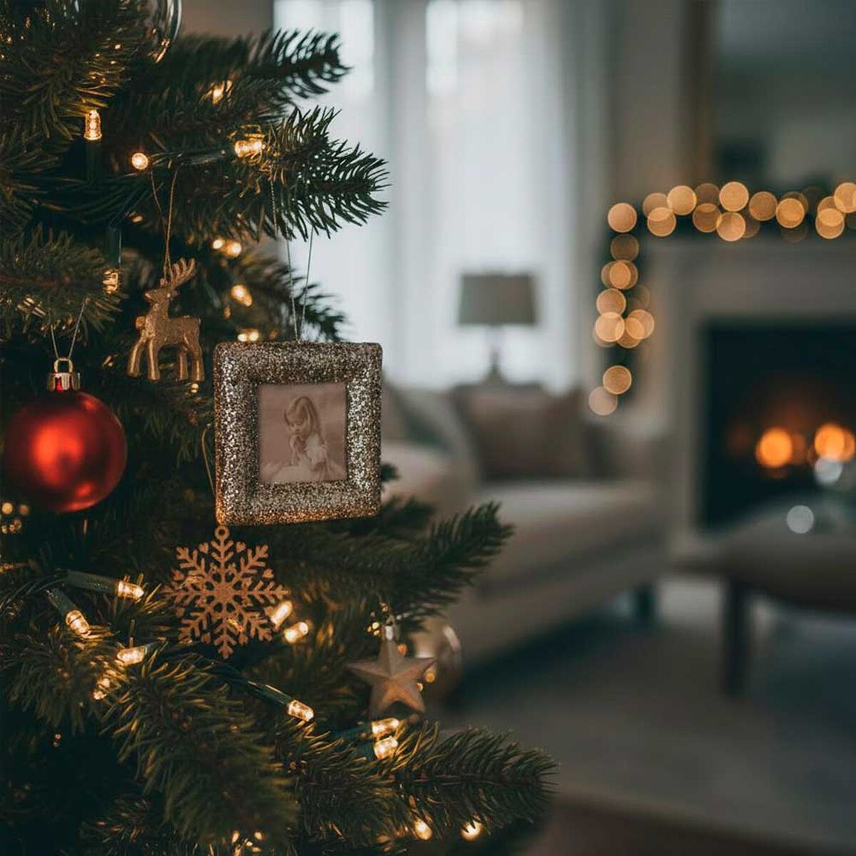 Adorno Navide&ntilde;o Marco Colgante Casanova