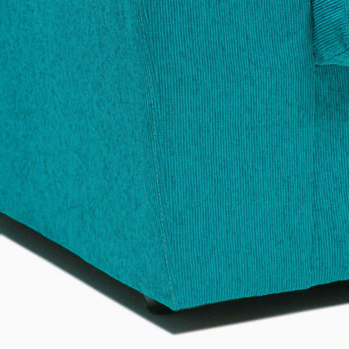 Juego de Living Cabsur Milan Sof&aacute; 3 Cuerpos + Sof&aacute; 2 Cuerpos Chenille Turquesa