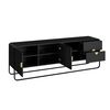 Rack Decocasa Luna Hasta 80" Negro