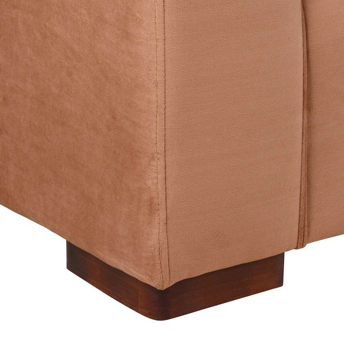 Sofá Muebles America Andrea 3 Cuerpos Tostado