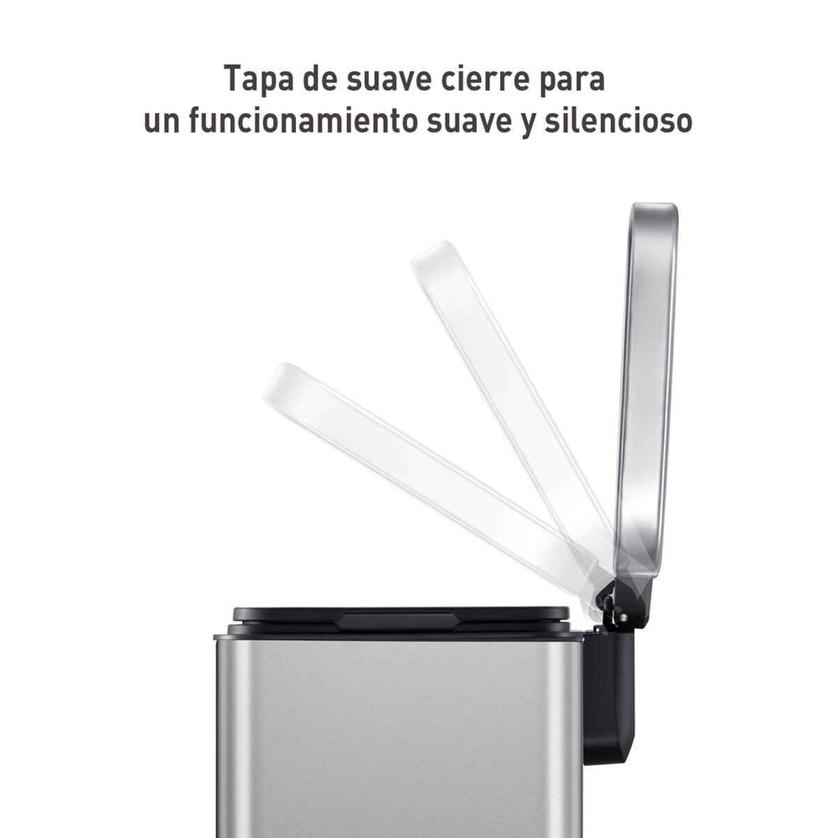 Basurero EKO Madison rectangular 12 L