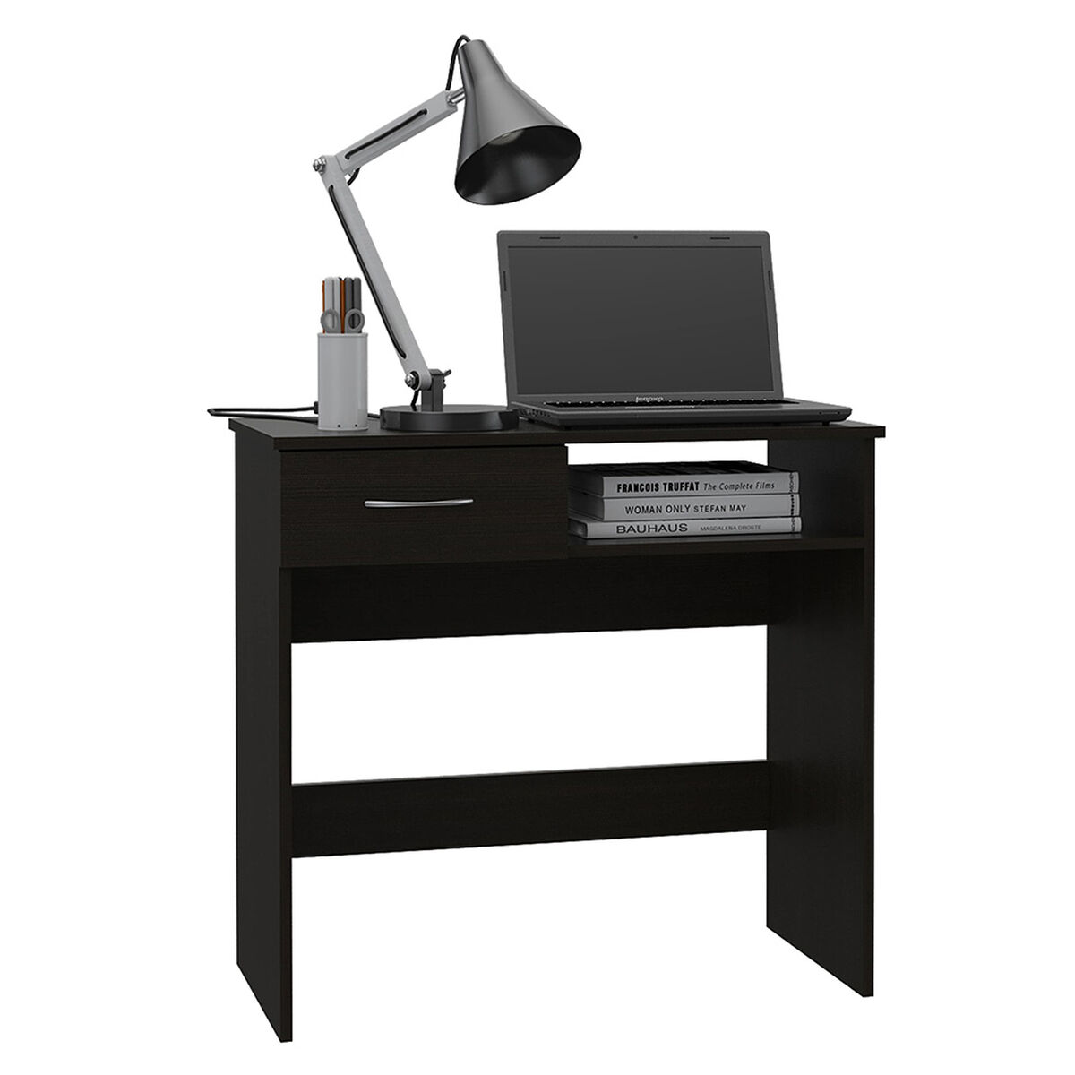 Escritorio + Biblioteca TuHome Office 11 Wengue