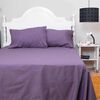 Juego de S&aacute;banas Doral 144 Hilos King Color Vivo 144 Hilos  Purpura