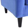 Sofá Bodevir Retro 3 Cuerpos Azul Rey