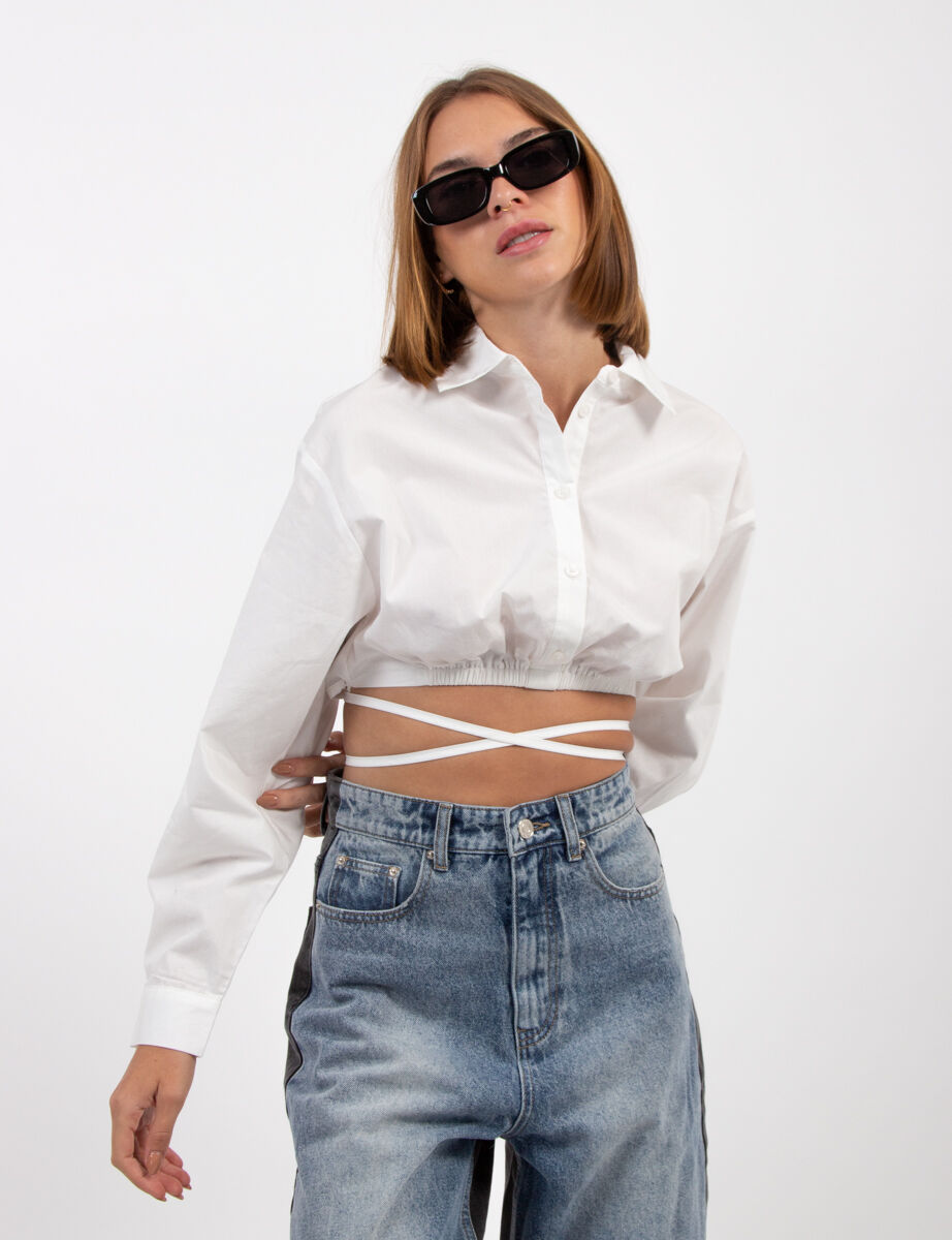 Blusa Crop Mujer Icono