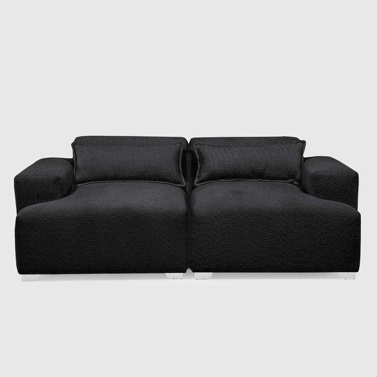 Sof&aacute; Mons Cala Boucle 2 Cuerpos Negro
