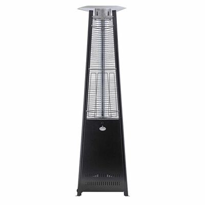 Estufa a Gas Exterior Terraza Klyma Trinx Negra