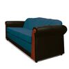 Juego de Living Elegant Detail Marsella Sofá 3 Cuerpos + Sofá 2 cuerpos + Sillón 1 Cuerpo Azul