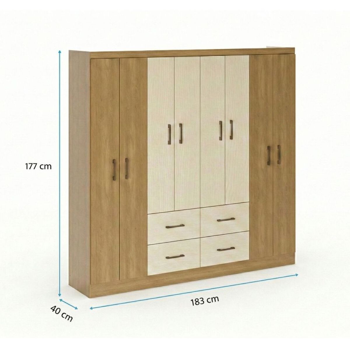 Closet Exit 8P 4C Roble/Beige