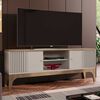 Rack TV Exit Florencia Hasta 70" Beige Cedro