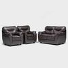 Juego de Living Almore Belén Sofá 2 cuerpos + Dos sillones 1 cuerpo Café