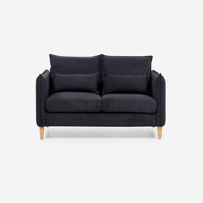 Sofá Rosen Blume 2 cuerpos Grafito