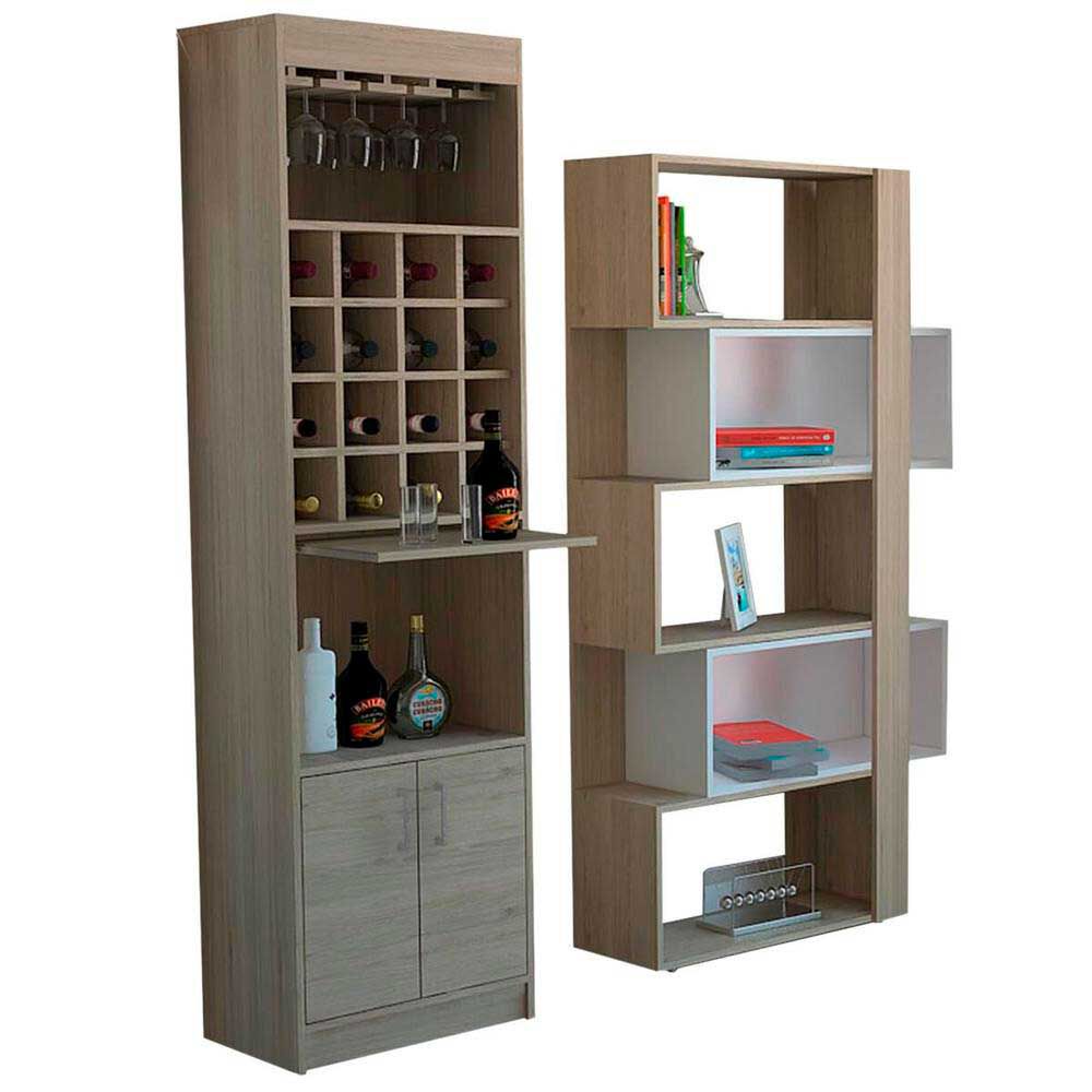 Mueble Bar + Biblioteca Cubo TuHome Beijing
